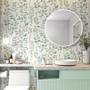Green Leaf Peel and Stick Wallpaper NEW